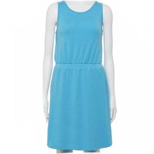 Women's Tek Gear French Terry Dress Relay Blue Tank Dress Size M